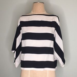 Black and white stripe Blouse